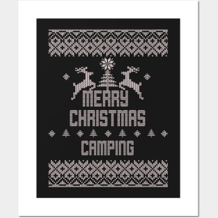 Merry Christmas CAMPING Posters and Art